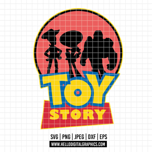 COD3087 - Toy Story PNG, Toy Story Clipart, Toy Story SVG, Buzz Lightyear Woody