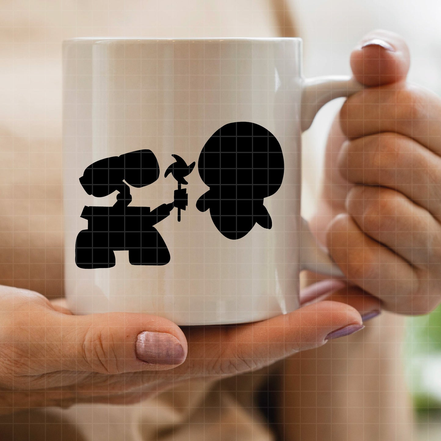 COD3088 - Wall e svg, Wall-e png, Disney svg, walle lineart clipart, wall e dtf, walle silhouette