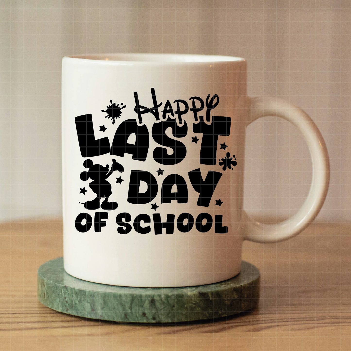 COD3090- Happy last day of school svg, mickey school svg,  Best teacher ever svg,  school heart svg, Graduation Cap SVG