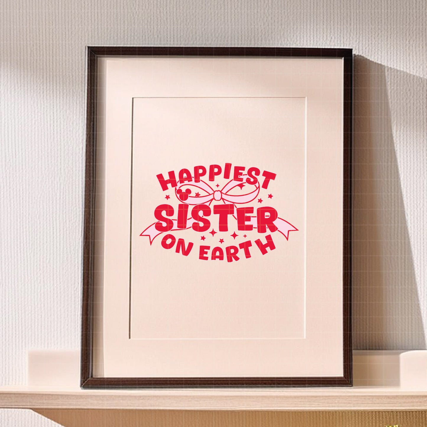 COD3092 - Happiest sister on earth svg, Happiest sister on earth svg, Happy Disney Park svg, Family Trip svg