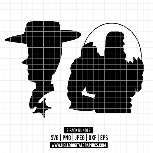 COD3095 - Toy Story PNG, Toy Story Clipart, Toy Story SVG, Buzz Lightyear Woody