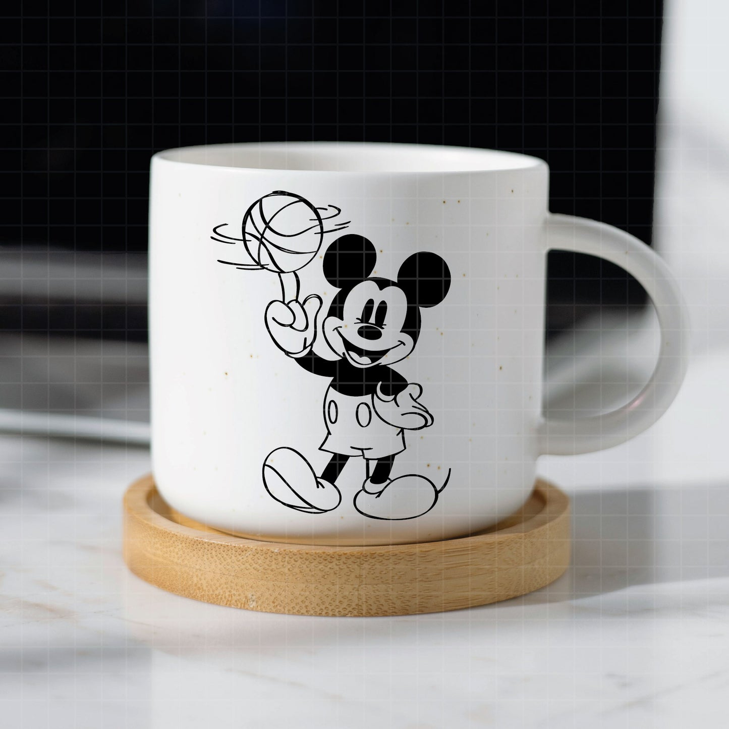 COD3105- Mickey Mouse Basquet Head Svg, Mickey svg, Disney svg