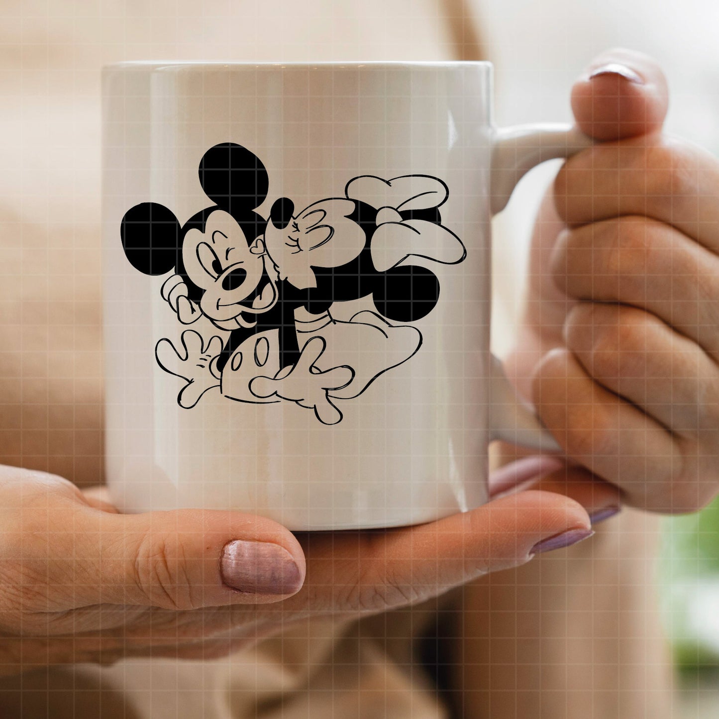 COD3112 - Mickey and minnie sketch svg, Mickey Svg, Disney svg, Magical svg, Mickey face svg