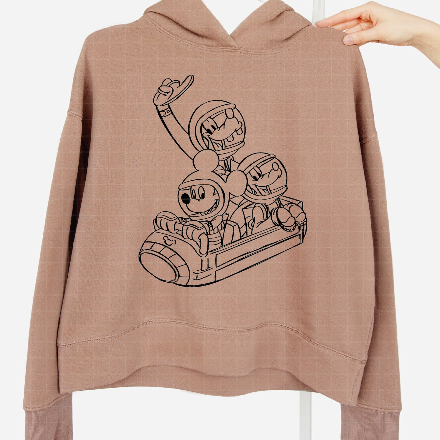COD3114 - Mouse And Friends Space Png, 90's Space Mountain Png, Magic Kingdom Png, Astronaut Neon Png, Family Trip Png, Family Vacation Png