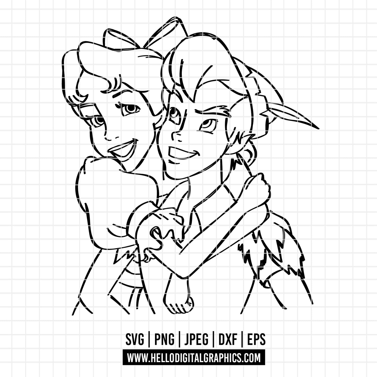 COD3126 - Peter Pan svg, Never grow up svg, peter pan svg, disney svg