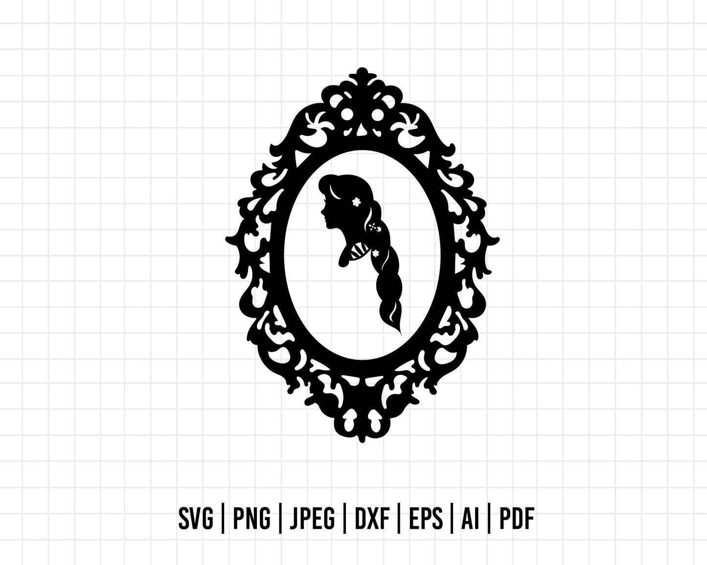 COD313- Tangled svg, tangled princess svg, rapunzel svg, Rapunzel svg, disney svg, cutting files for cricut, silhouette