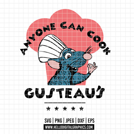 COD3131 - Ratatouille Svg, Ratatouille Png, Mouse Png, Ratatouille, Ratatouille Sublimation, Instant Download