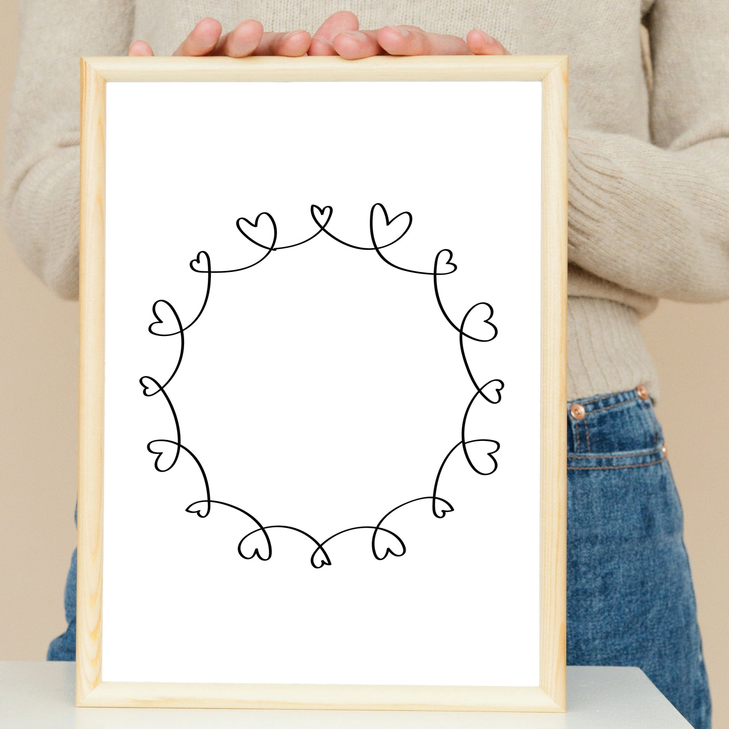 COD3135 - Doodle clipart, Frames Clipart, Aesthetic frames Clipart, frames printable, frames svg