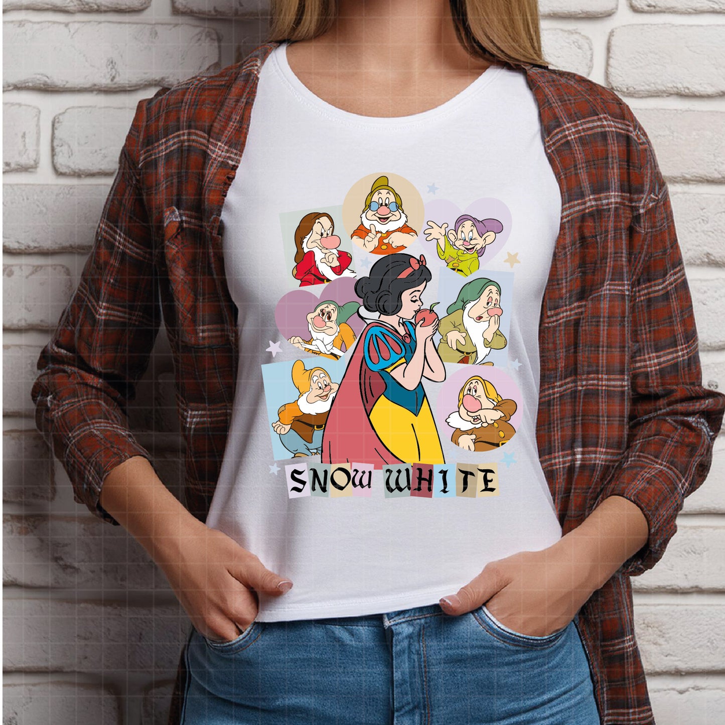 COD3139 -Snow White png, Princess png, Snow White and the Seven Dwarfs png, outline png, disney png