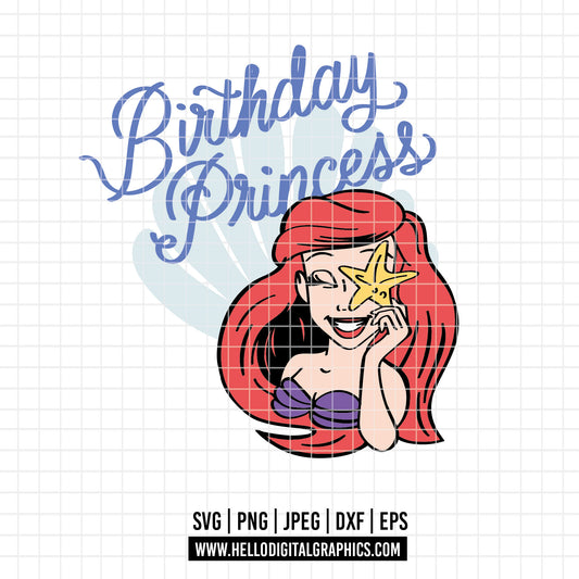 COD3145- Little Mermaid svg, Ariel svg, Outline Svg, Princess svg, disney svg, Cricut, Silhouette