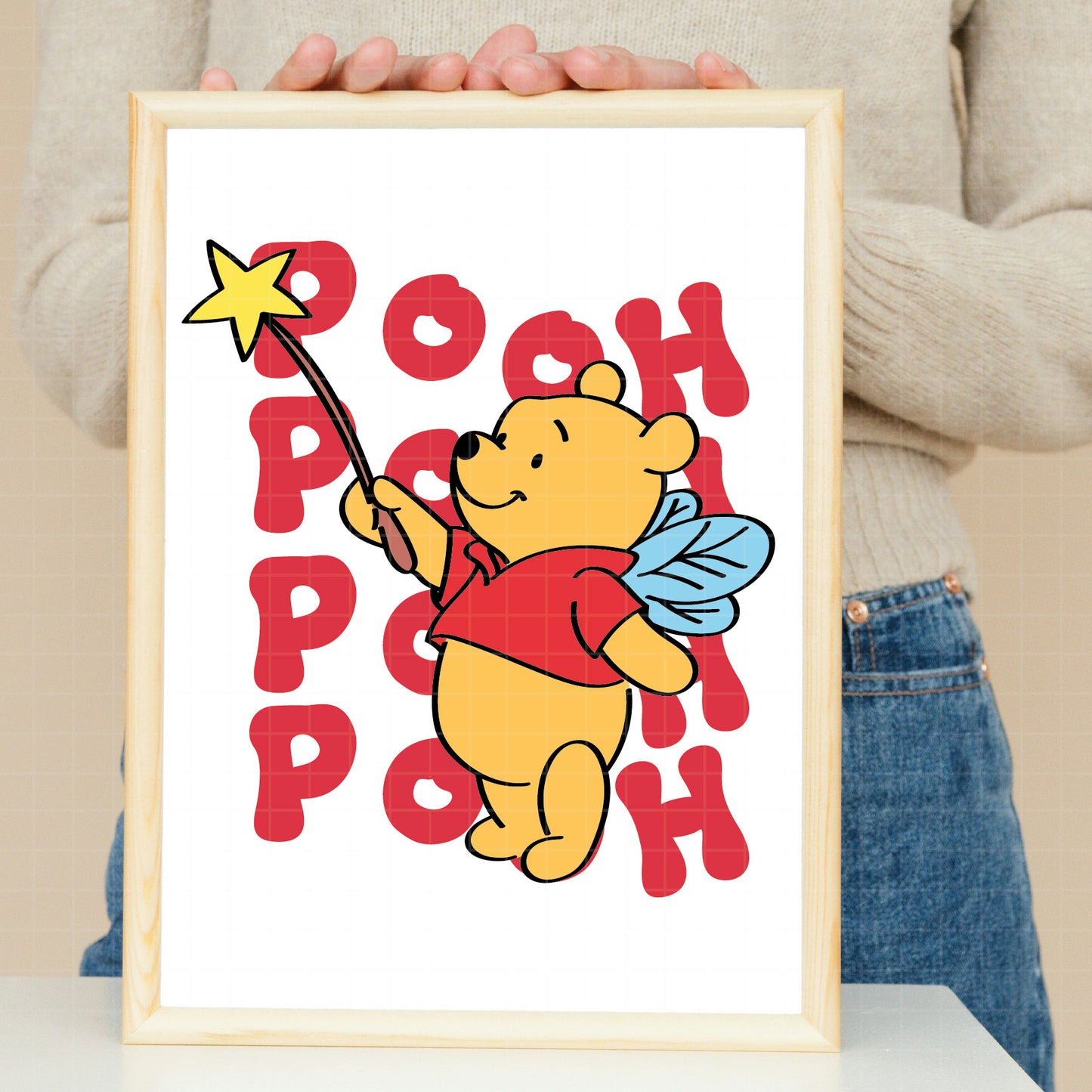 COD3148 - Winnie the Pooh easter svg, pooh png, classic winnie the pooh svg, baby shower svg