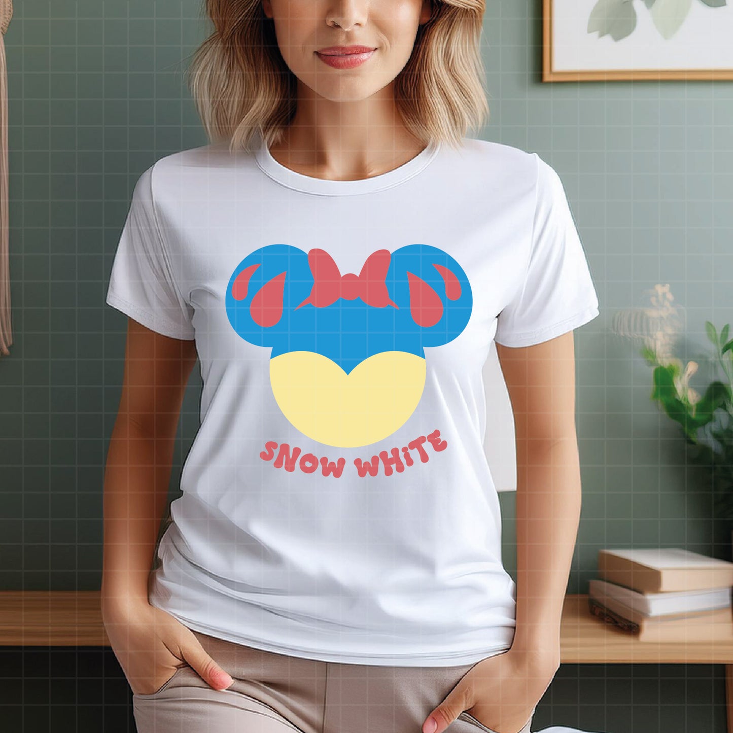 COD3149 -Snow White png, Princess png, Snow White and the Seven Dwarfs png, outline png