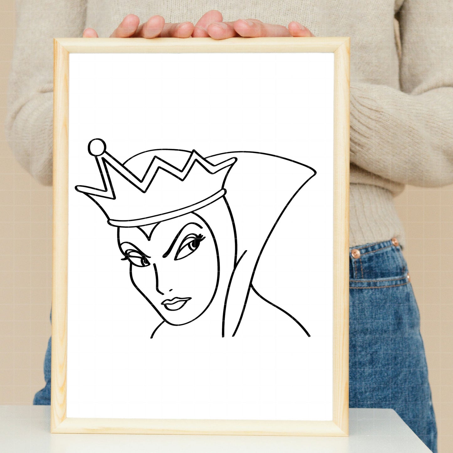 COD3151 -Snow White png, Princess png, Snow White and the Seven Dwarfs png, outline png