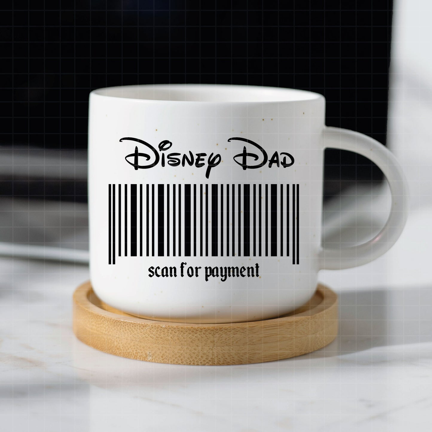 COD3152- Barcode Disney dad svg, disney mom svg, uncle svg, disney svg, Silhouette, Cricut