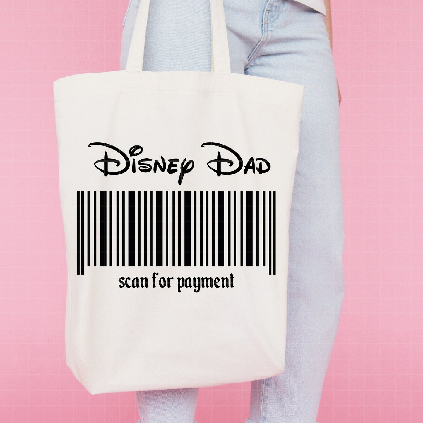 COD3152- Barcode Disney dad svg, disney mom svg, uncle svg, disney svg, Silhouette, Cricut