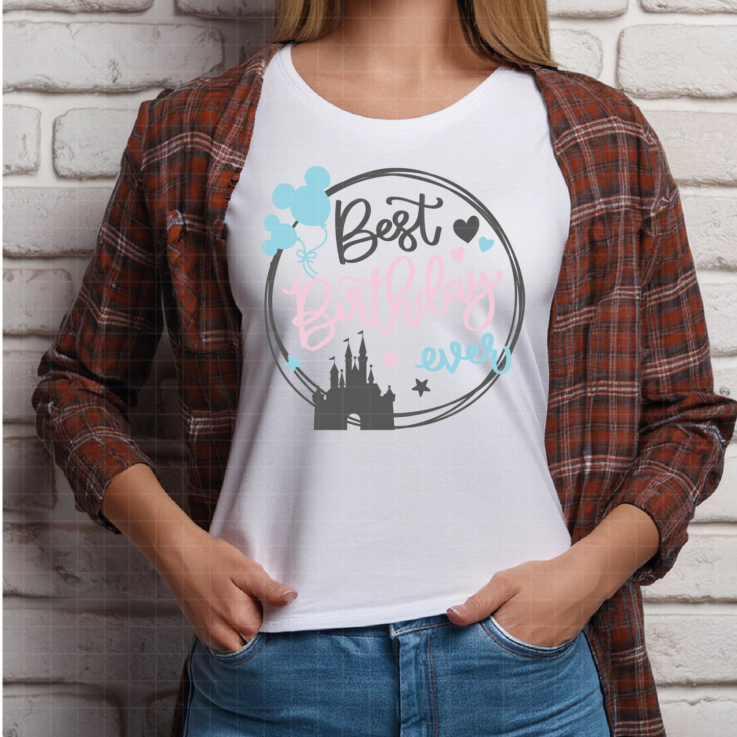COD3154- Best Birthday ever svg, birthday svg, minnie svg, castle svg, Silhouette, disney svg