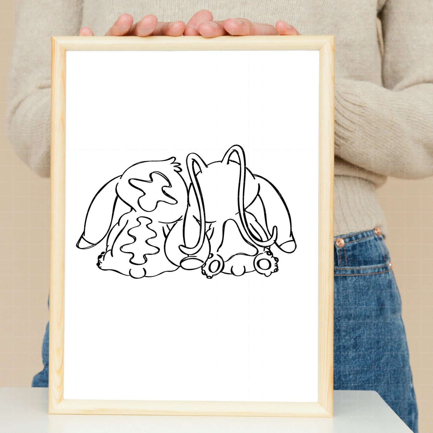 COD3172 - Stitch and angel svg, Disney svg, Cricut, Silhouette, Ohana means family