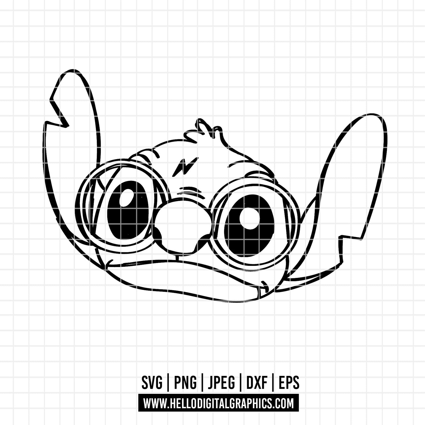 COD3176 - Stitch Potter svg, Lilo and stitch svg, Harry Potter svg, Magic svg, Magic Wizard Svg
