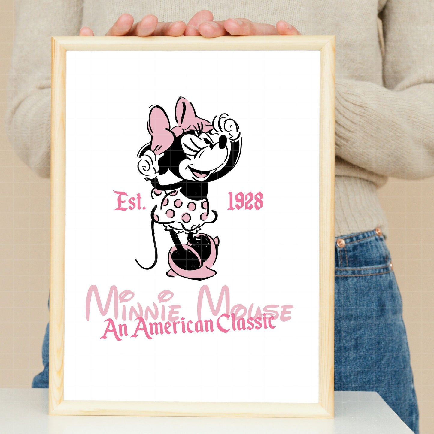 COD3181 - Minnie svg, Disney svg, disneyland t shirt svg, Disney svg, dtf, sublimation