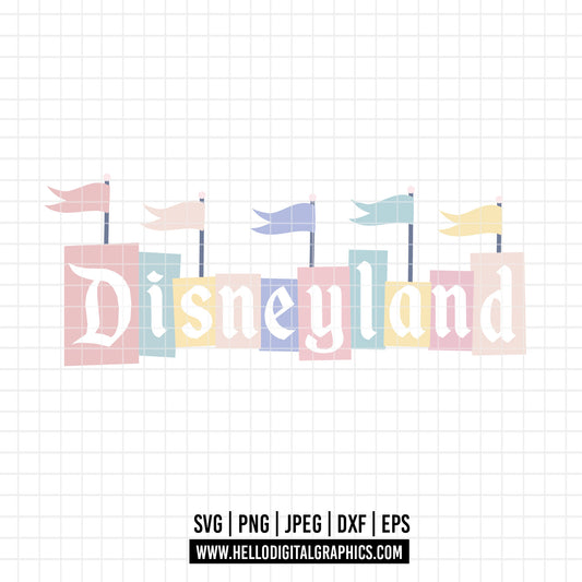 COD3184 - Disneyland magic svg, disney park svg, mickey svg, minnie svg, pluto svg