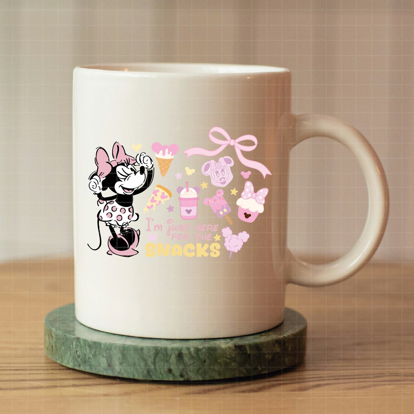 COD3189 - This girl runs on snacks and magic svg, snackgoals svg, Snacks svg, Mickey Mouse Ears Head, Disney svg, mickey svg