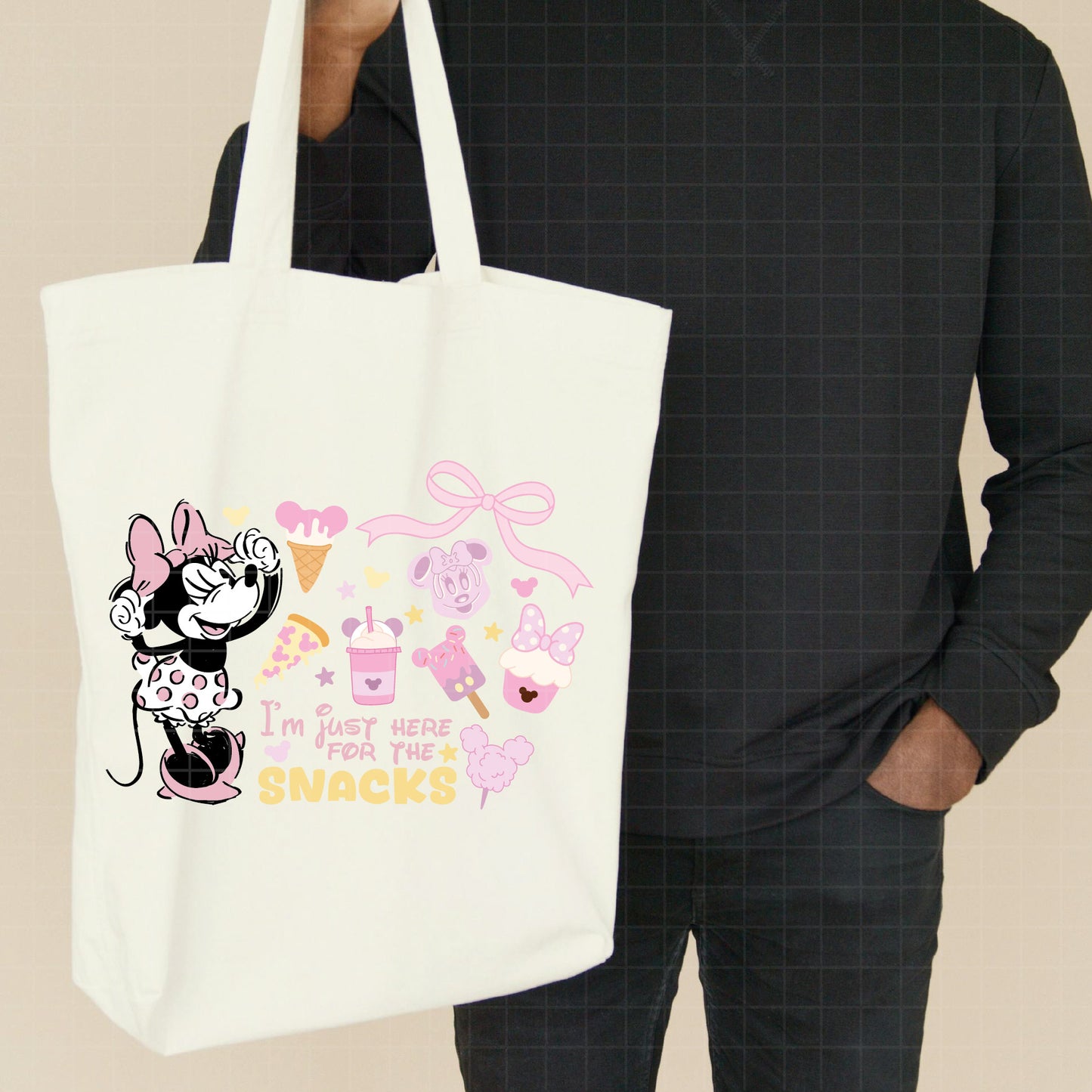 COD3189 - This girl runs on snacks and magic svg, snackgoals svg, Snacks svg, Mickey Mouse Ears Head, Disney svg, mickey svg