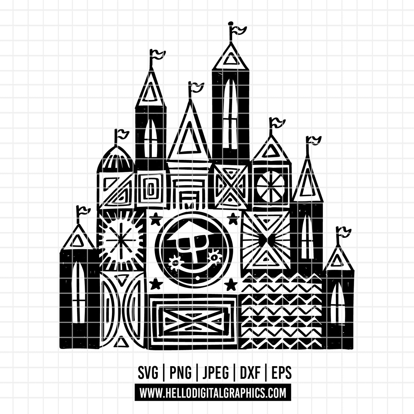 COD3191 - it's a small world disney SVG, EPS, PNG - Disney -Inspired 'It's a small world' numbers and quotes svg set. Craft Your magic