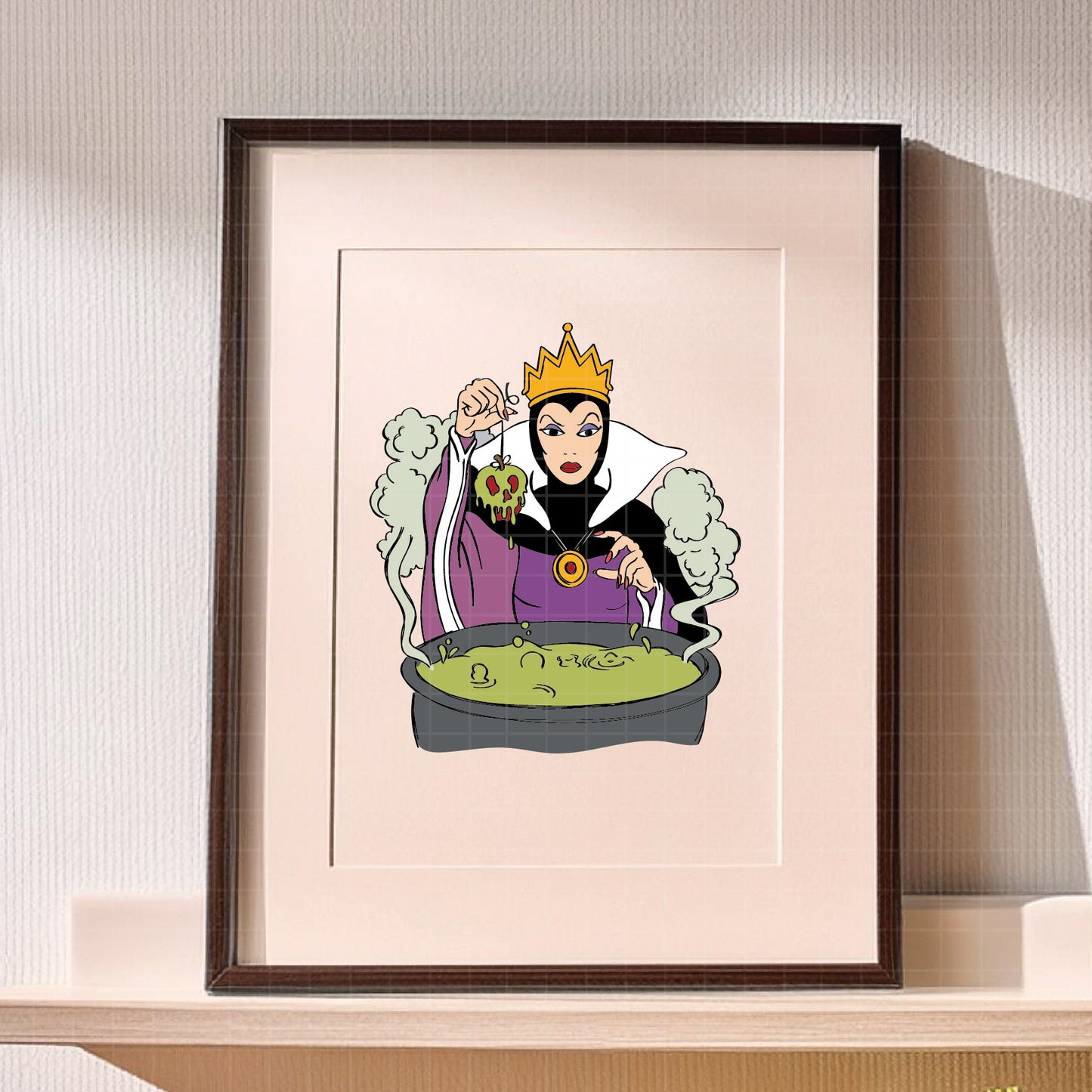 COD3192 -Snow White png, Princess png, Snow White and the Seven Dwarfs png, outline