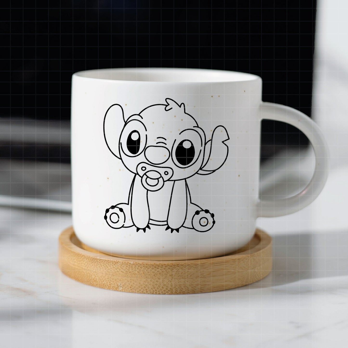 COD3194 - Stitch svg, Best teacher ever svg, disney svg, stitch sketch png