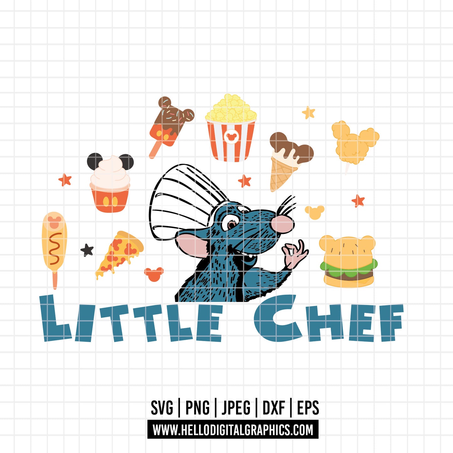 COD3197 - Ratatouille Svg, Ratatouille Png, Mouse Png, Ratatouille, Ratatouille Sublimation, Instant Download