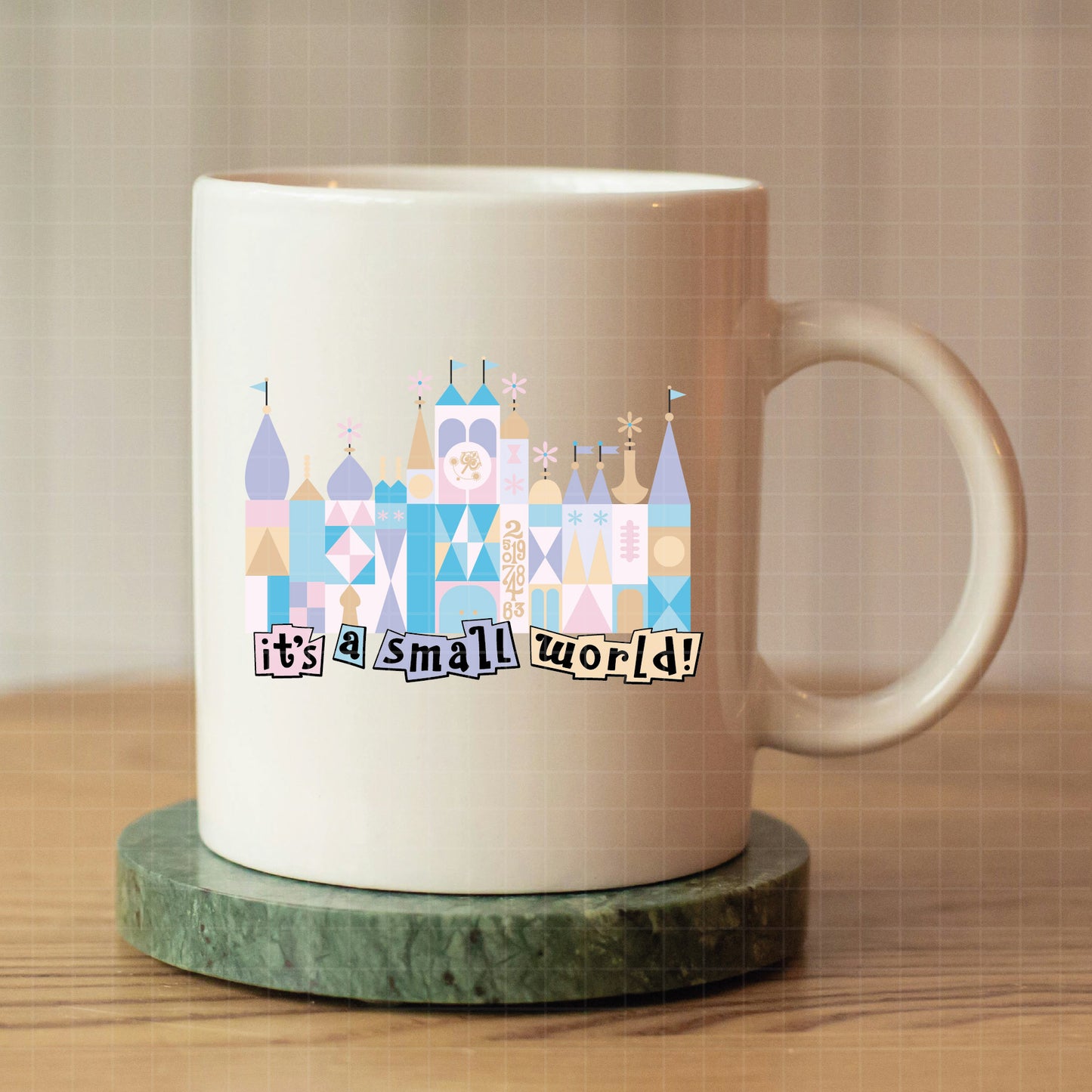 COD3201 - it's a small world disney SVG, EPS, PNG - Disney -Inspired 'It's a small world' numbers and quotes svg set. Craft Your magic