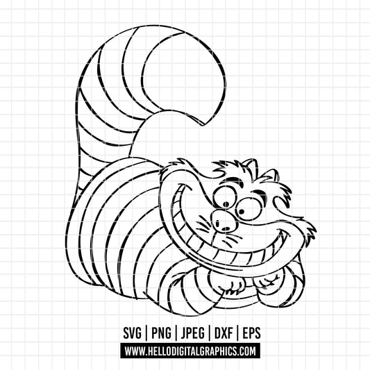 COD3202 - Alice in wonderland svg, Alice sketch svg, disney svg, Silhouette, Cricut