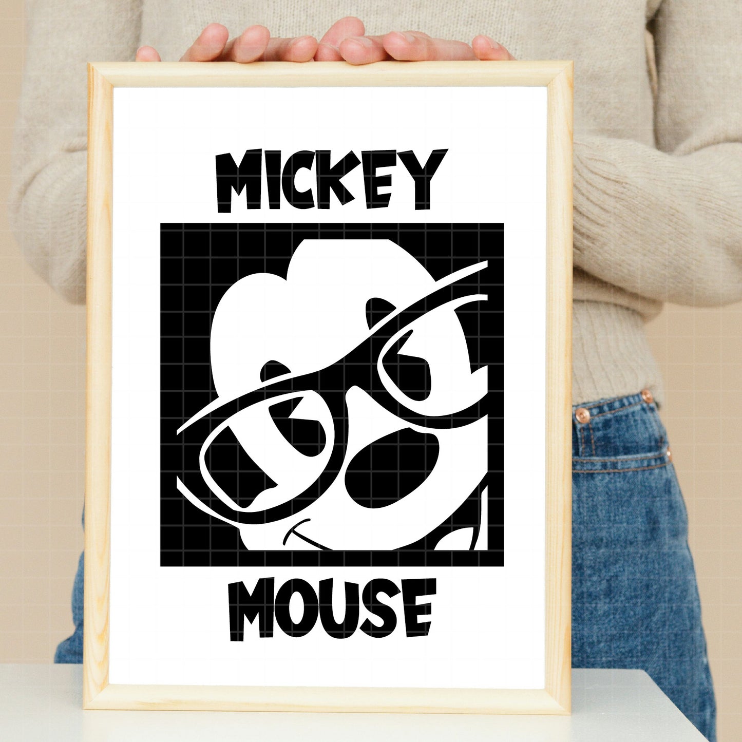 COD3211 - Mickey sketch svg, Mickey Svg, Disney svg, Magical svg, Mickey face svg
