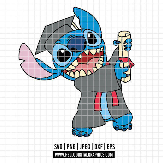 COD3215 - Stitch grad svg, stitch school svg,  Best teacher ever svg,  school heart svg