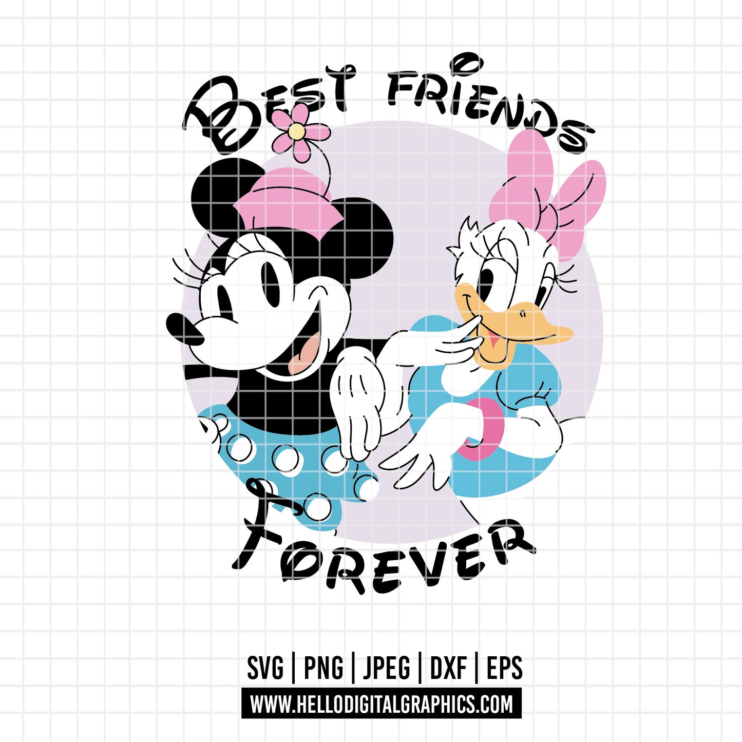 COD3222 - Besties svg, Minnie and daisy svg, Disney svg, disneyland t shirt svg, Disney svg