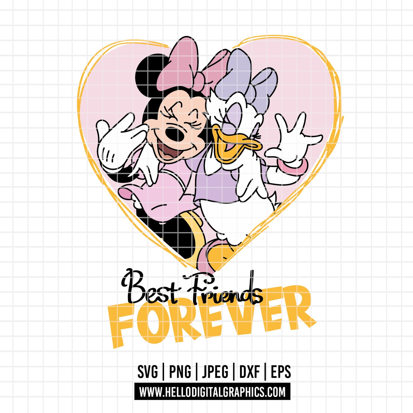 COD3223 - Besties svg, Minnie and daisy svg, Disney svg, disneyland t shirt svg, Disney svg
