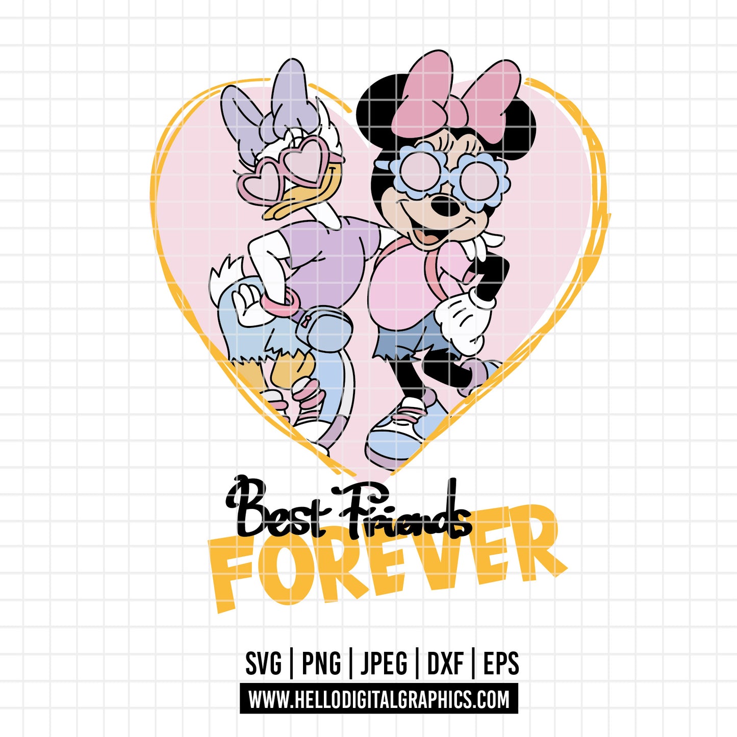COD3224 - Besties svg, Minnie and daisy svg, Disney svg, disneyland t shirt svg, Disney svg