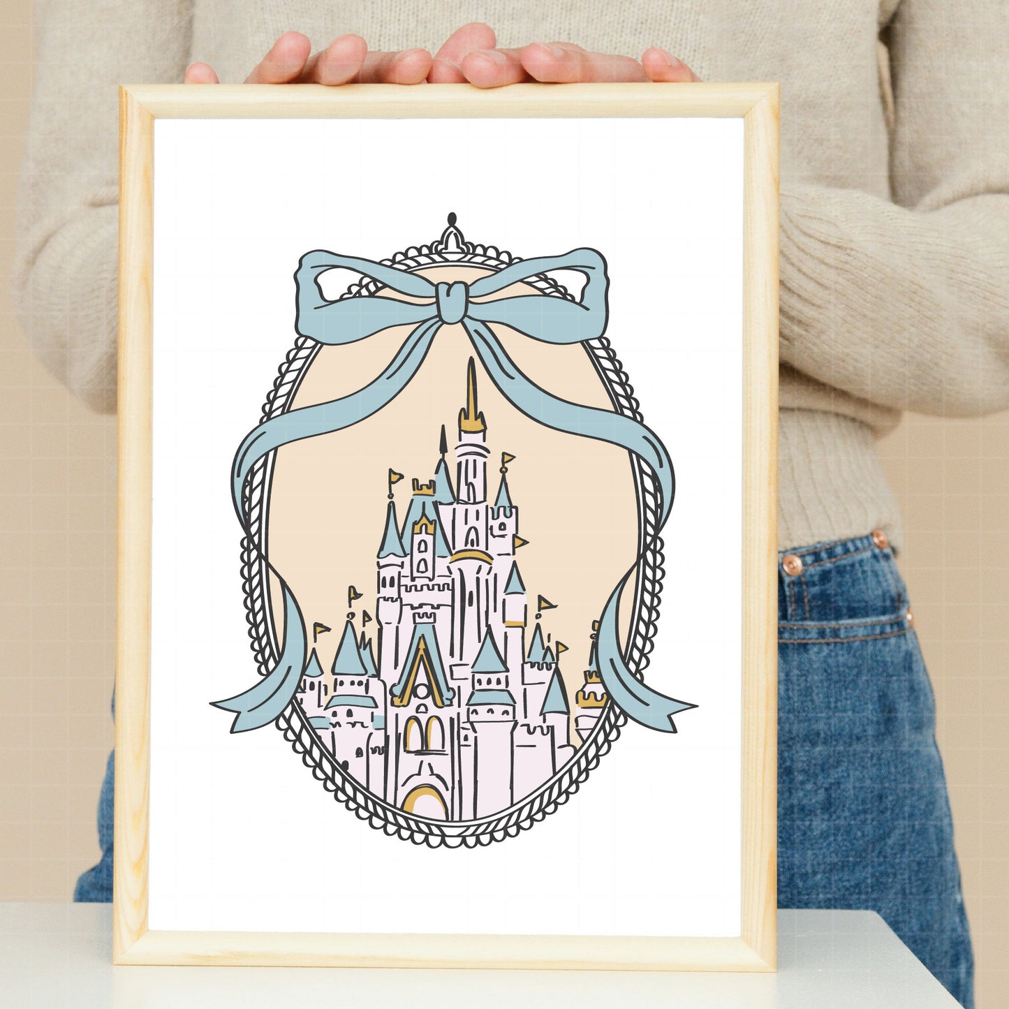 COD3229 - Castle svg, disney castle svg, disney svg, tinker bell svg, cricut, silhouette