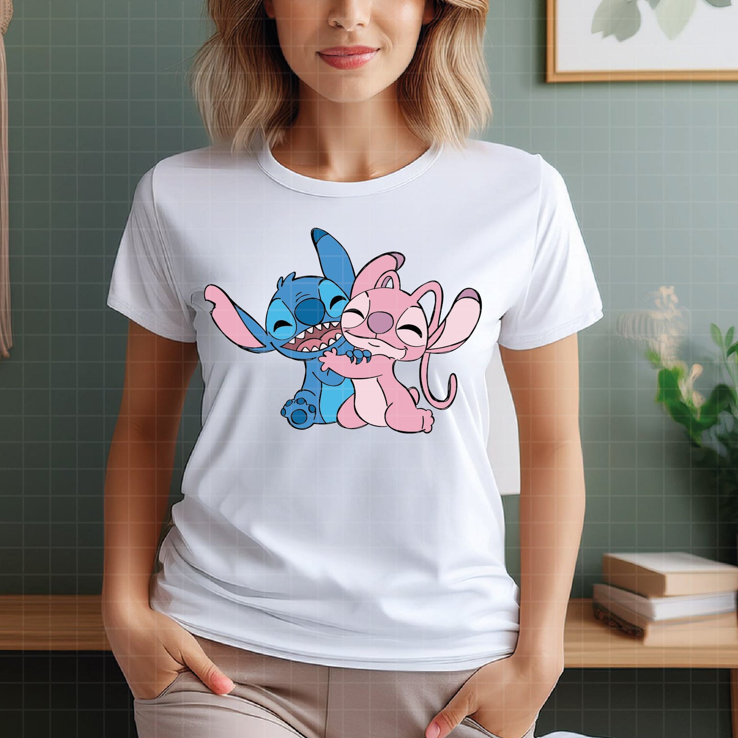 COD3230 - Stitch and angel svg, Lilo svg, Ohana svg, Stitch svg, Disney svg, Cricut, Silhouette, Ohana means family svg