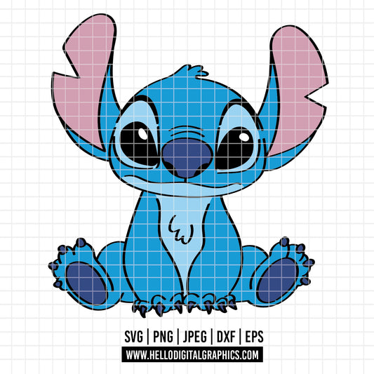 COD3235 - Stitch svg, Best teacher ever svg, disney svg, stitch sketch png