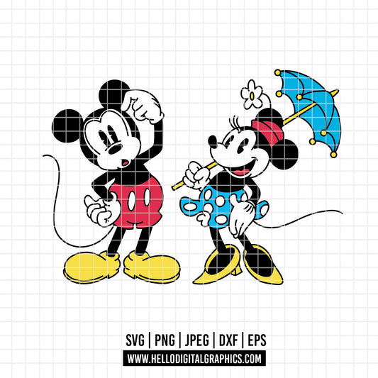COD3236 - Minnie and mickey svg, Disneyland magic svg, disney park svg, mickey svg