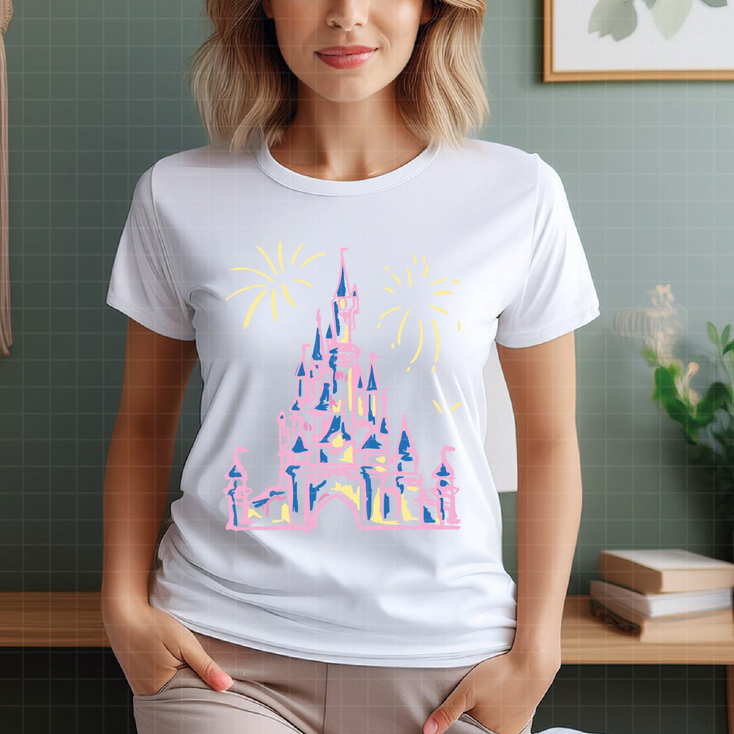 COD3237 - Castle svg, disney castle svg, disney svg, tinker bell svg, cricut, silhouette