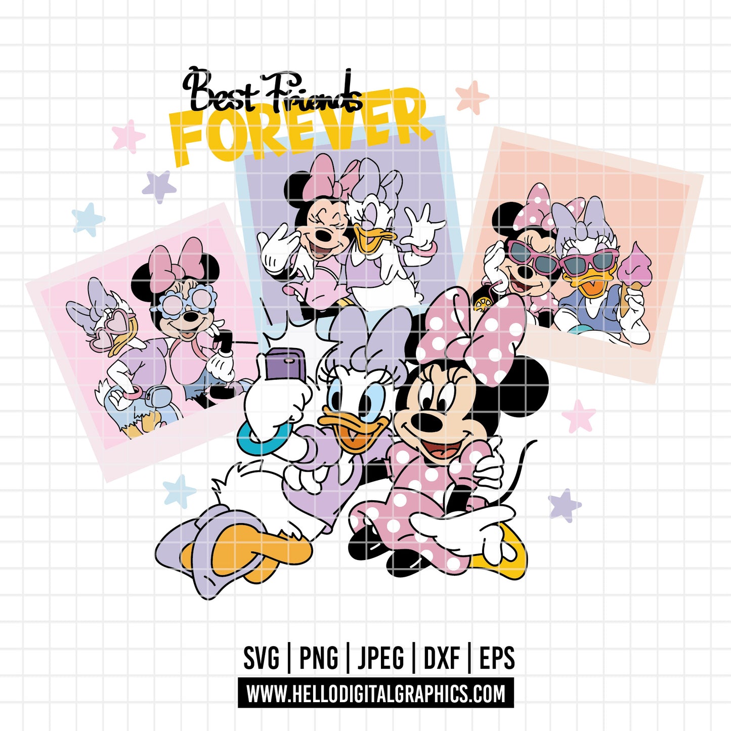 COD3240 - Besties svg, Minnie and daisy svg, Disney svg, disneyland t shirt svg, Disney svg
