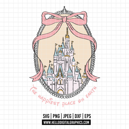 COD3254 - Castle svg, disney castle svg, disney svg, tinker bell svg, cricut, silhouette