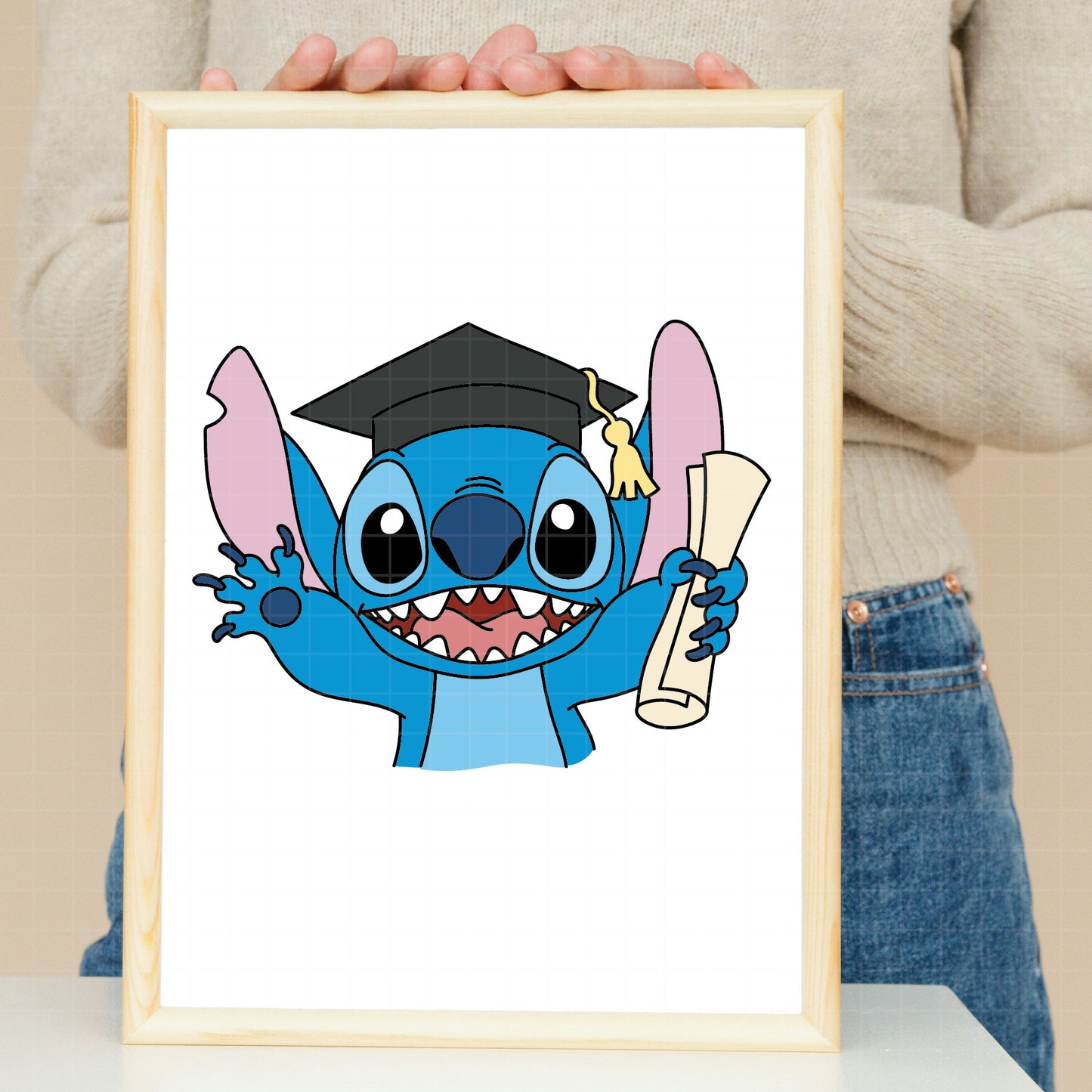 COD3255 - Stitch grad svg, stitch school svg,  Best teacher ever svg,  school heart svg