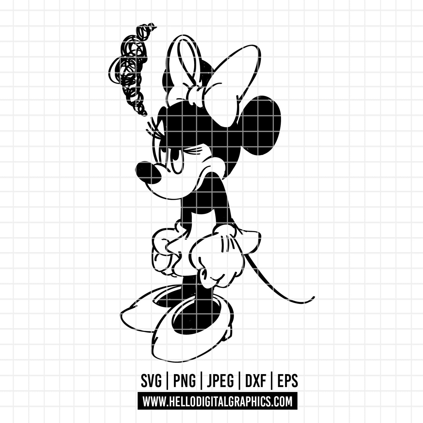 COD3261 - Minnie svg, Disney svg, disneyland t shirt svg, Disney svg, dtf, sublimation