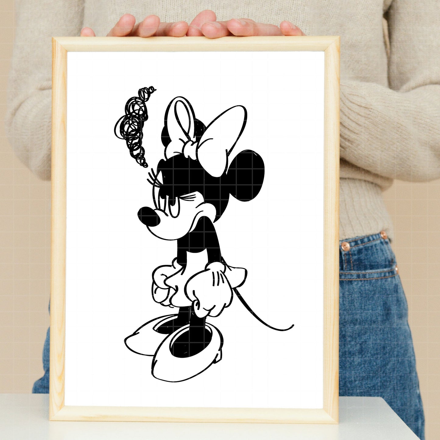 COD3261 - Minnie svg, Disney svg, disneyland t shirt svg, Disney svg, dtf, sublimation