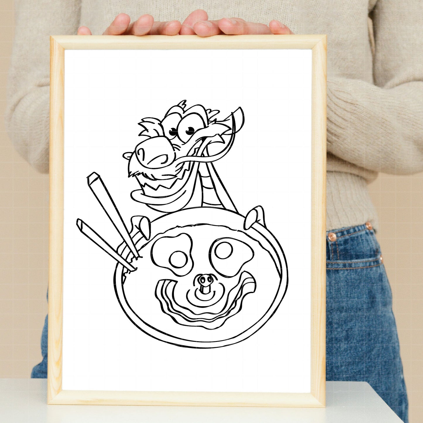 COD3271 - Mushu svg, Mulan svg, Disney svg, Disney princess svg, outline svg, cricut, silhouette, Princess svg