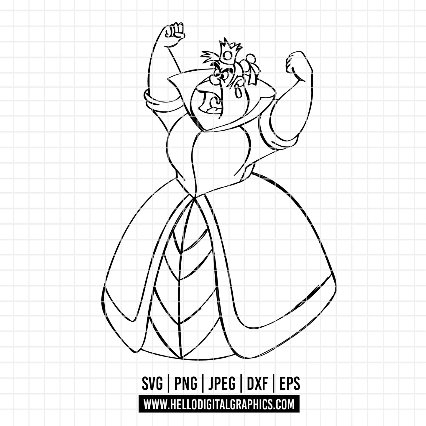 COD3274 - Alice in wonderland svg, Alice sketch svg, disney svg, Silhouette, Cricut