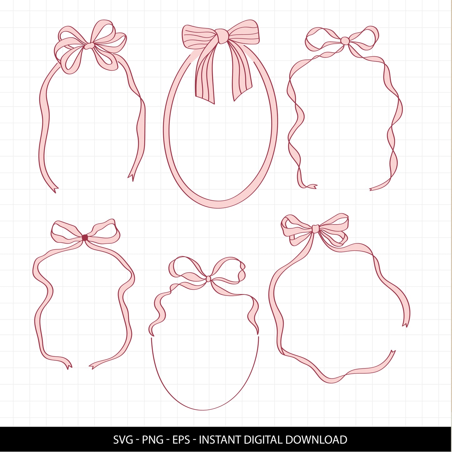 COD3288 - Doodle clipart, Frames Clipart, Aesthetic frames Clipart, frames printable, frames svg